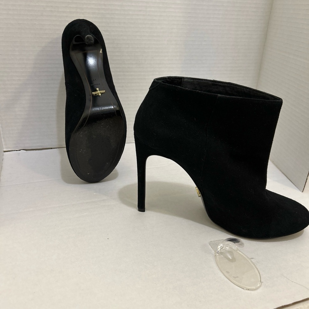 Pour La Victoire Adelle Suede Booties size 7.5 women Y2K - Picture 3 of 11